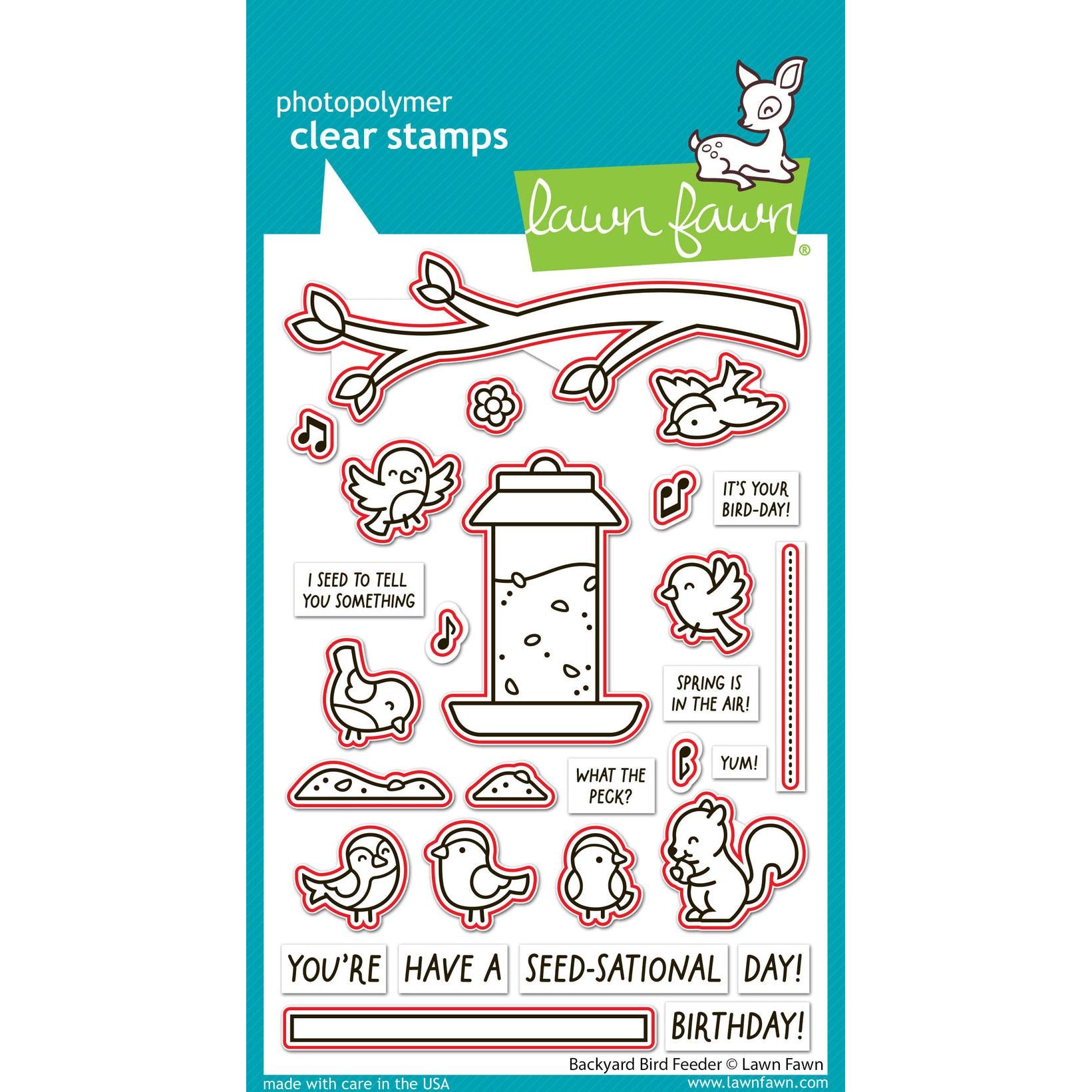 Lawn Fawn - Lawn Cuts - Backyard Bird Feeder-ScrapbookPal