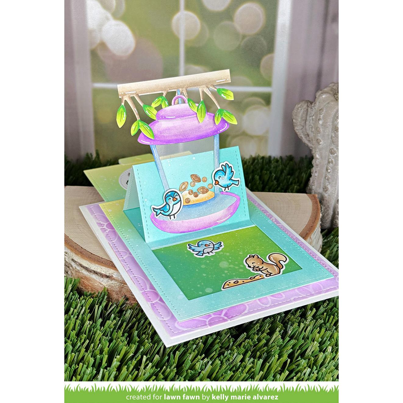 Lawn Fawn - Lawn Cuts - Backyard Bird Feeder-ScrapbookPal