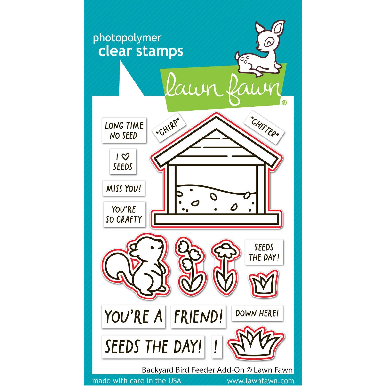 Lawn Fawn - Lawn Cuts - Backyard Bird Feeder Add-On-ScrapbookPal