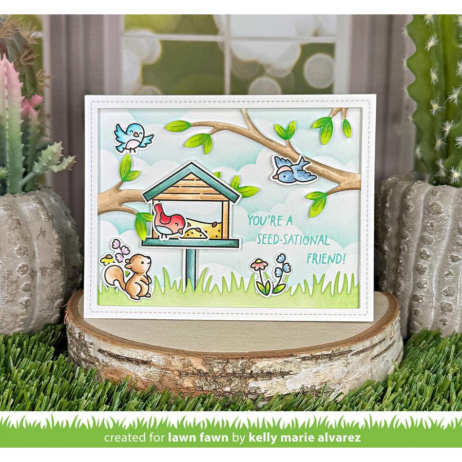 Lawn Fawn - Lawn Cuts - Backyard Bird Feeder Add-On-ScrapbookPal