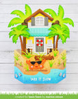 Lawn Fawn - Lawn Cuts - Build-A-House Beach Add-On-ScrapbookPal