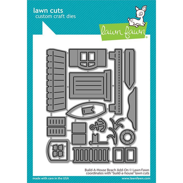 Lawn Fawn - Lawn Cuts - Build-A-House Beach Add-On-ScrapbookPal