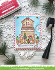 Lawn Fawn - Lawn Cuts - Build-A-House Gingerbread Add-On-ScrapbookPal