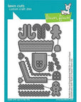 Lawn Fawn - Lawn Cuts - Build-A-House Gingerbread Add-On-ScrapbookPal