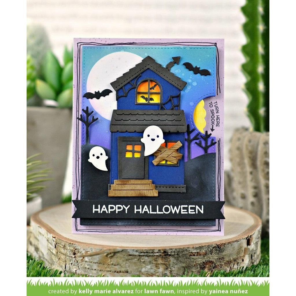 Lawn Fawn - Lawn Cuts - Build-A-House Halloween Add-On-ScrapbookPal