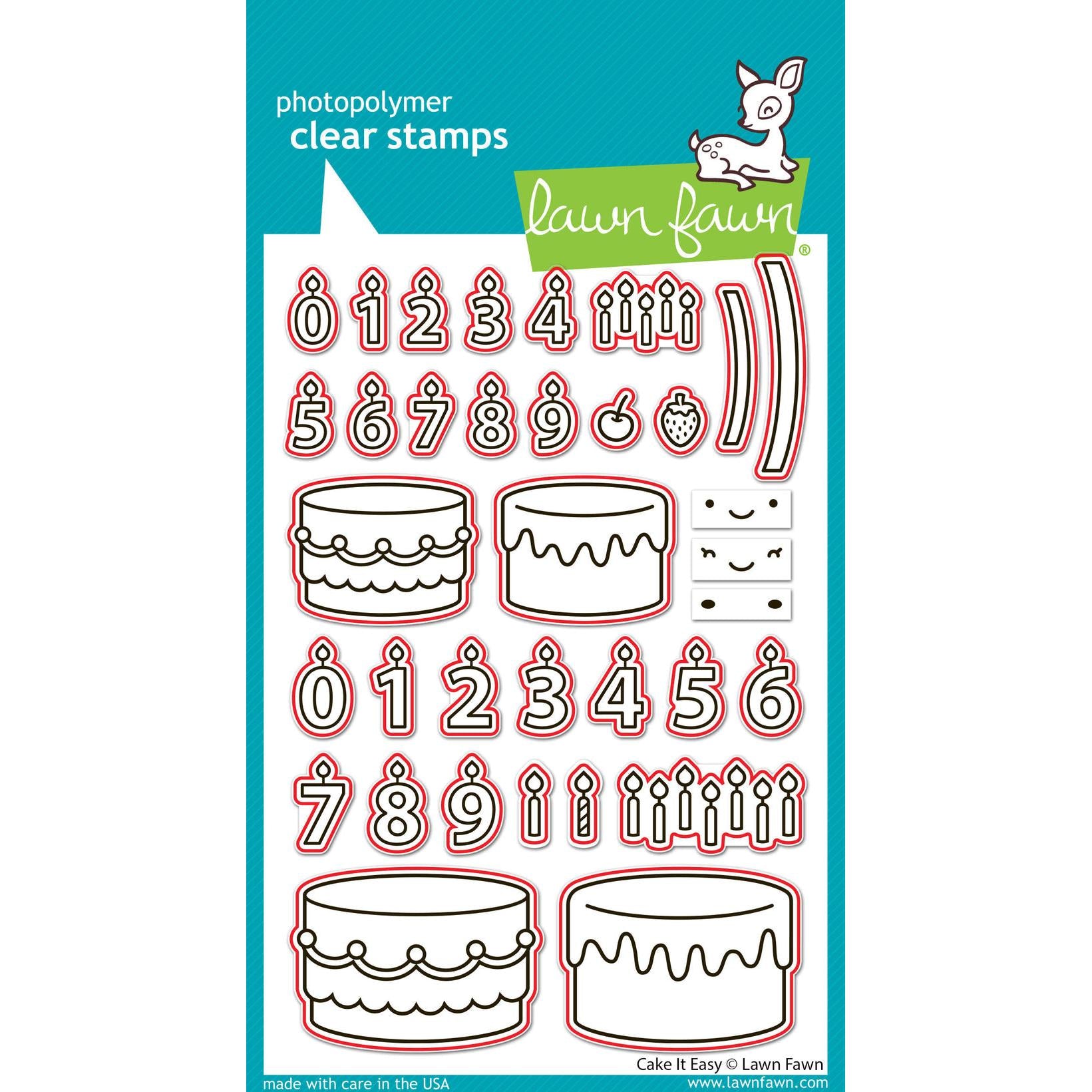 Lawn Fawn - Lawn Cuts - Cake It Easy-ScrapbookPal