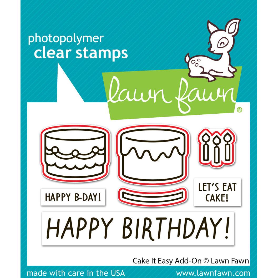 Lawn Fawn - Lawn Cuts - Cake It Easy Add-On-ScrapbookPal