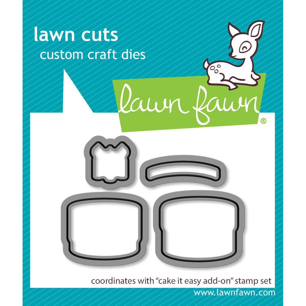 Lawn Fawn - Lawn Cuts - Cake It Easy Add-On-ScrapbookPal