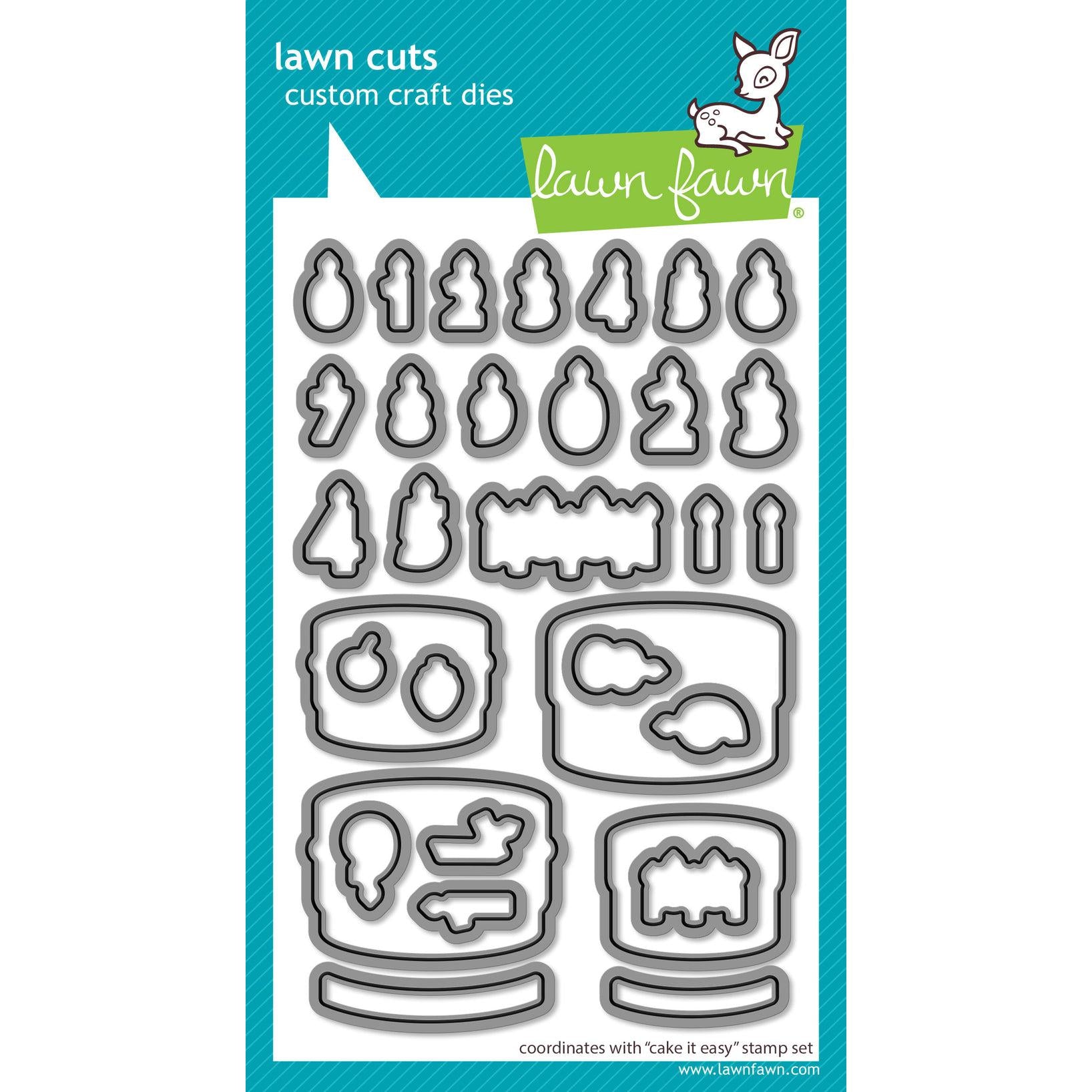 Lawn Fawn - Lawn Cuts - Cake It Easy-ScrapbookPal