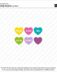 Lawn Fawn - Lawn Cuts - Candy Hearts-ScrapbookPal