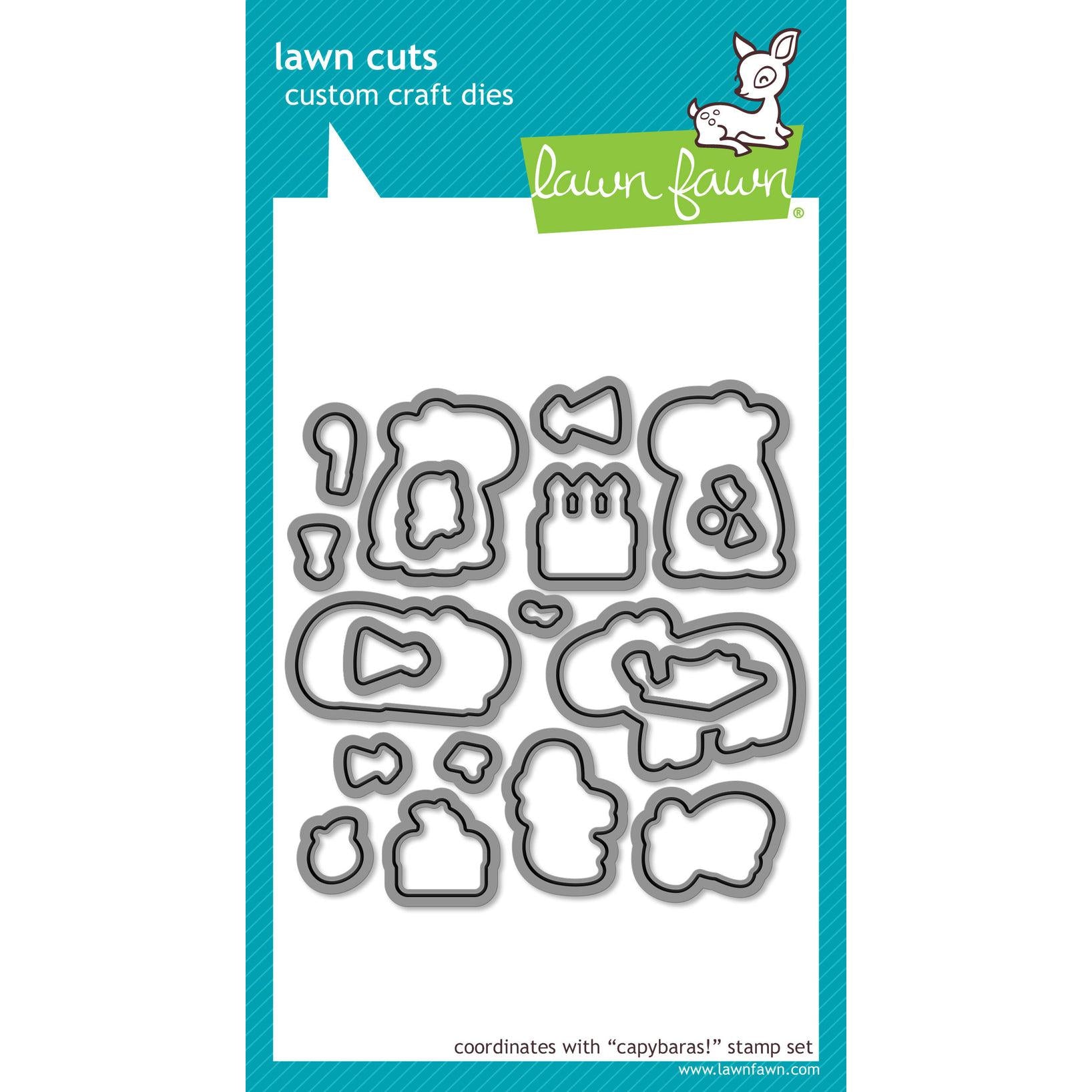 Lawn Fawn - Lawn Cuts - Capybaras!-ScrapbookPal