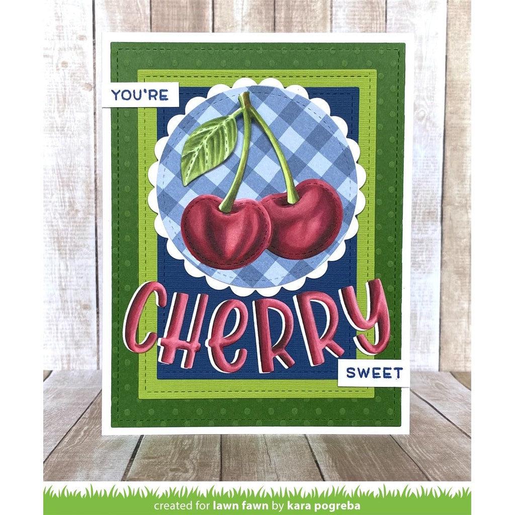 Lawn Fawn - Lawn Cuts - Cheery Cherries-ScrapbookPal