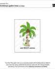 Lawn Fawn - Lawn Cuts - Christmas Palm Tree-ScrapbookPal