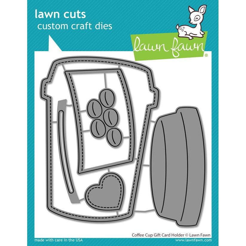 Lawn Fawn - Lawn Cuts - Coffee Cup Gift Card Holder-ScrapbookPal