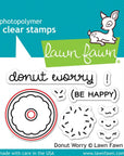 Lawn Fawn - Lawn Cuts - Donut Worry-ScrapbookPal