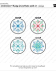 Lawn Fawn - Lawn Cuts - Embroidery Hoop Snowflake Add-On-ScrapbookPal