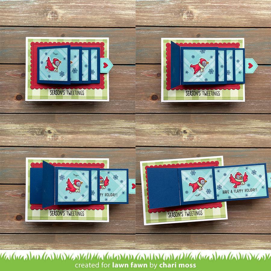 Lawn Fawn - Lawn Cuts - Flappy Holiday-ScrapbookPal