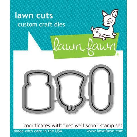 Lawn Fawn - Lawn Cuts - Get Well Soon-ScrapbookPal