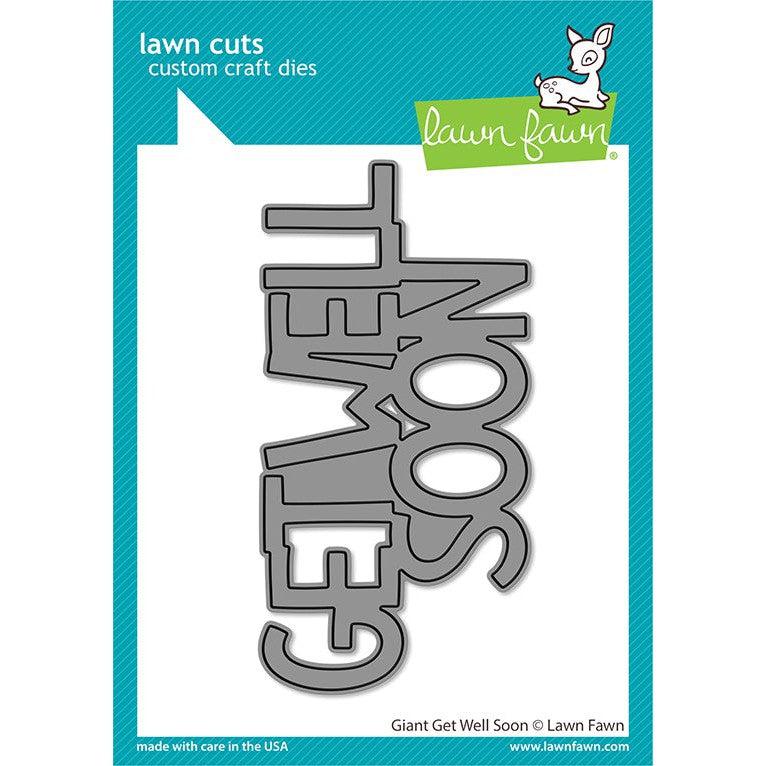 Lawn Fawn - Lawn Cuts - Giant Get Well Soon-ScrapbookPal