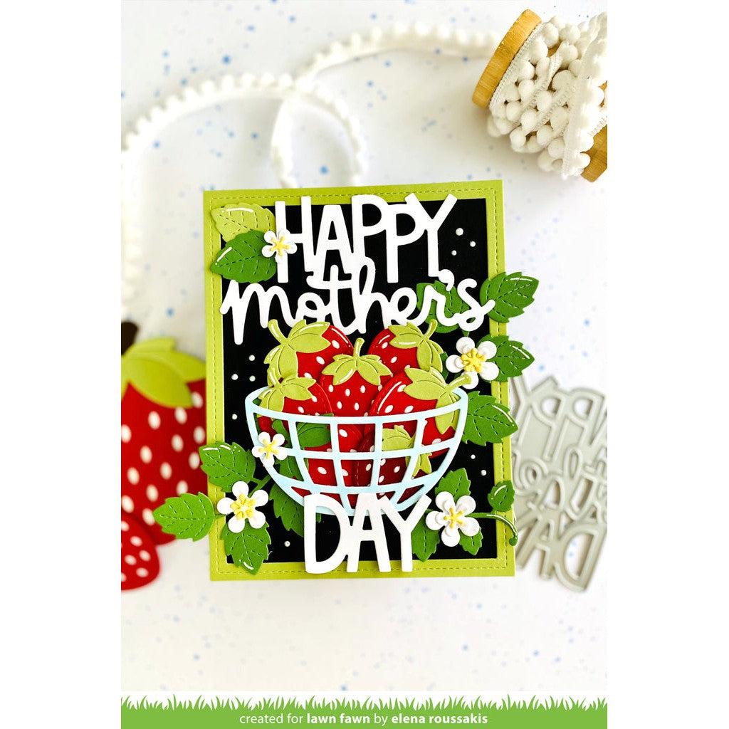 Lawn Fawn - Lawn Cuts - Giant Happy Mother&#39;s Day-ScrapbookPal