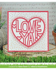 Lawn Fawn - Lawn Cuts - Giant Outlined Love Ya-ScrapbookPal