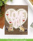 Lawn Fawn - Lawn Cuts - Giant Outlined Love Ya-ScrapbookPal