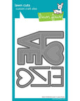 Lawn Fawn - Lawn Cuts - Giant Outlined Love-ScrapbookPal