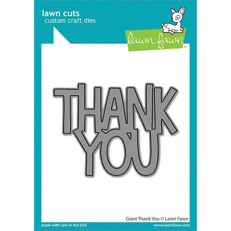 Lawn Fawn - Lawn Cuts - Giant Thank You-ScrapbookPal