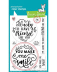 Lawn Fawn - Lawn Cuts - Give It A Whirl Messages: Friends-ScrapbookPal