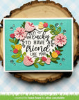 Lawn Fawn - Lawn Cuts - Give It A Whirl Messages: Friends-ScrapbookPal