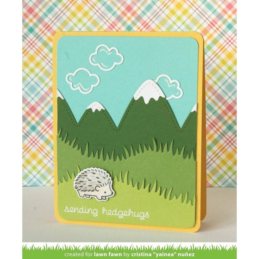 Lawn Fawn - Lawn Cuts - Grassy Hillside Borders-ScrapbookPal