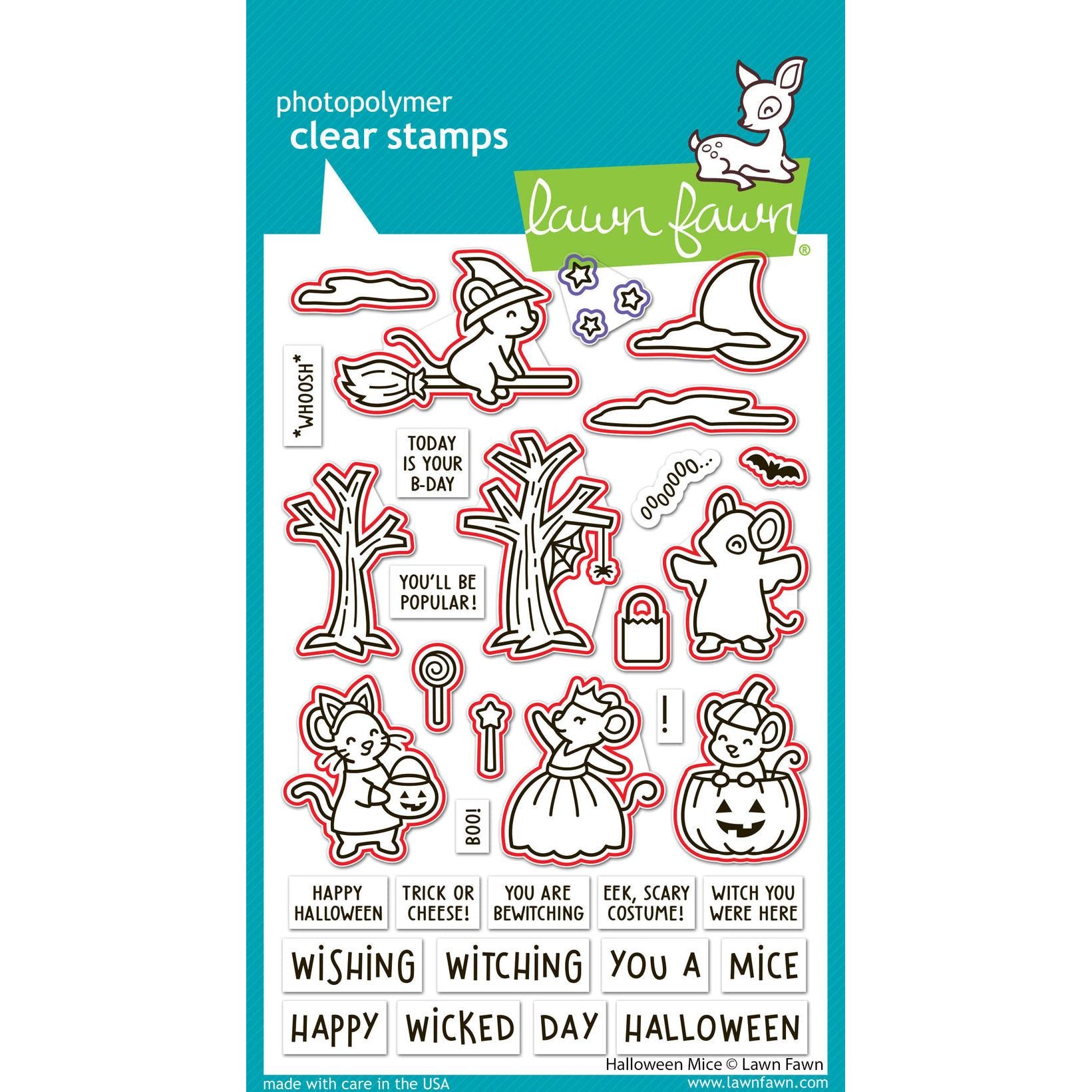 Lawn Fawn - Lawn Cuts - Halloween Mice-ScrapbookPal