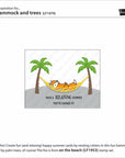 Lawn Fawn - Lawn Cuts - Hammock and Trees-ScrapbookPal