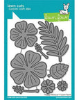 Lawn Fawn - Lawn Cuts - Happy Hibiscus-ScrapbookPal