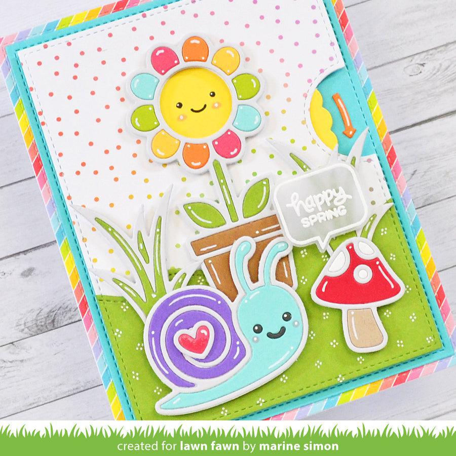 Lawn Fawn - Lawn Cuts - Happy Potted Flower-ScrapbookPal