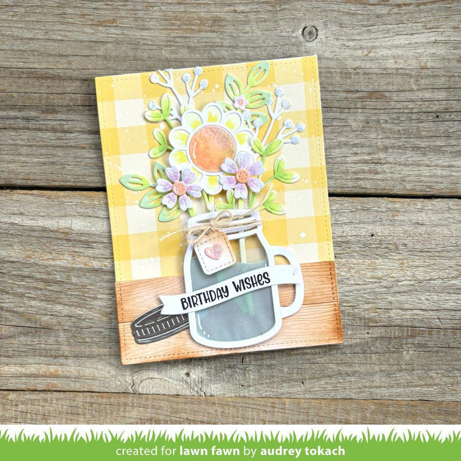 Lawn Fawn - Lawn Cuts - Happy Potted Flower-ScrapbookPal