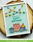 Lawn Fawn - Lawn Cuts - Heart Garland Backdrop: Portrait-ScrapbookPal
