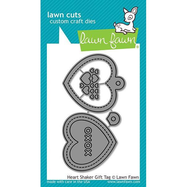 Lawn Fawn - Lawn Cuts - Heart Shaker Gift Tag-ScrapbookPal
