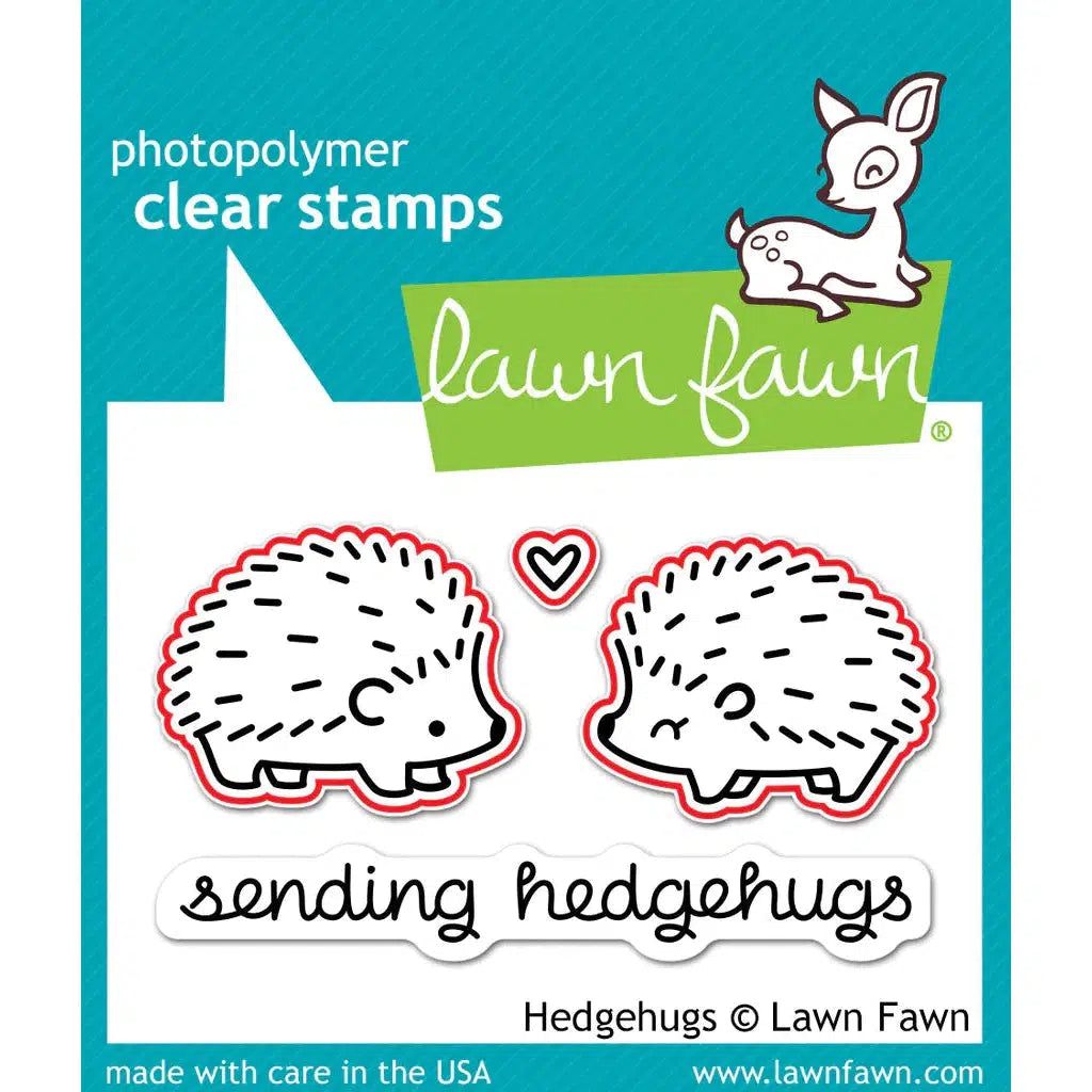 Lawn Fawn - Lawn Cuts - Hedgehugs-ScrapbookPal
