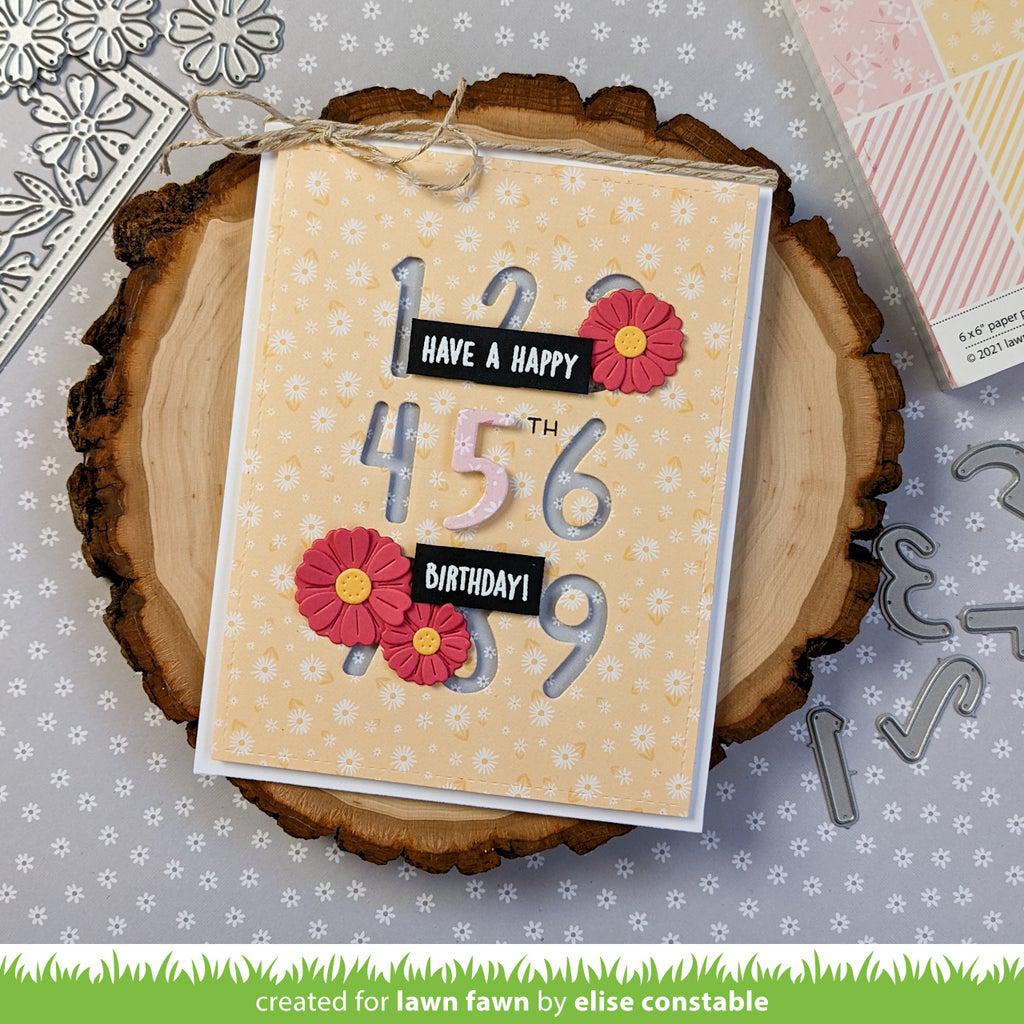 Lawn Fawn - Lawn Cuts - Henry's 123s-ScrapbookPal