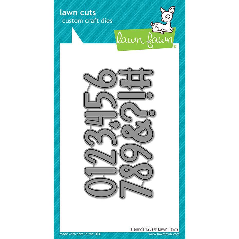 Lawn Fawn - Lawn Cuts - Henry's 123s-ScrapbookPal
