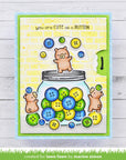 Lawn Fawn - Lawn Cuts - How You Bean? Buttons Add-On-ScrapbookPal