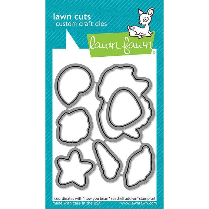 Lawn Fawn - Lawn Cuts - How You Bean? Seashell Add-On-ScrapbookPal