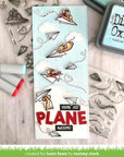 Lawn Fawn - Lawn Cuts - Just Plane Awesome Sentiment Trails-ScrapbookPal