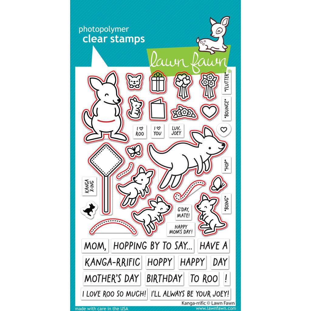 Lawn Fawn - Lawn Cuts - Kanga-Rrific-ScrapbookPal