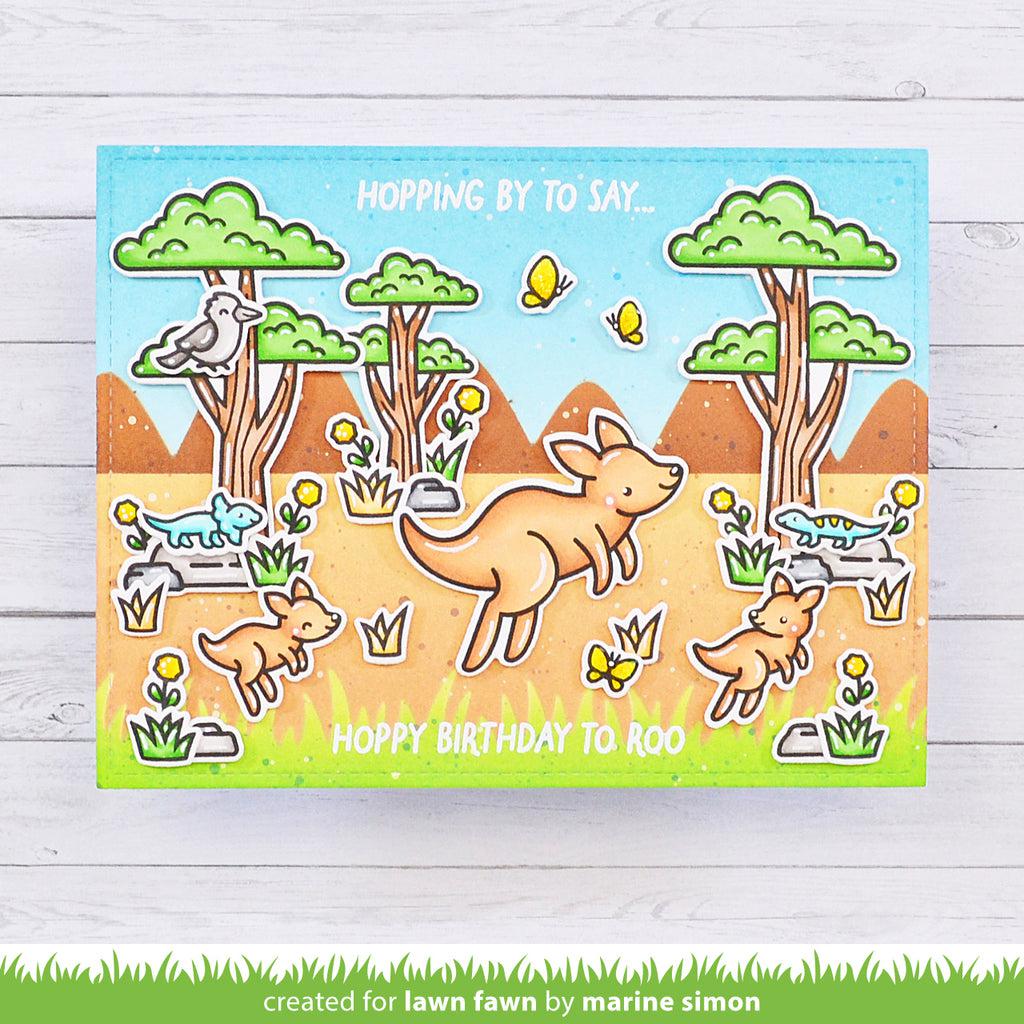 Lawn Fawn - Lawn Cuts - Kanga-Rrific Add-On-ScrapbookPal
