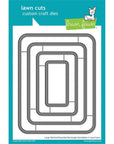 Lawn Fawn - Lawn Cuts - Large Stitched Rounded Rectangle Stackables-ScrapbookPal