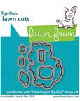 Lawn Fawn - Lawn Cuts - Little Dragon Flip Flop-ScrapbookPal