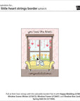 Lawn Fawn - Lawn Cuts - Little Heart Strings Border-ScrapbookPal