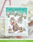 Lawn Fawn - Lawn Cuts - Little Snow Globe: Bear-ScrapbookPal